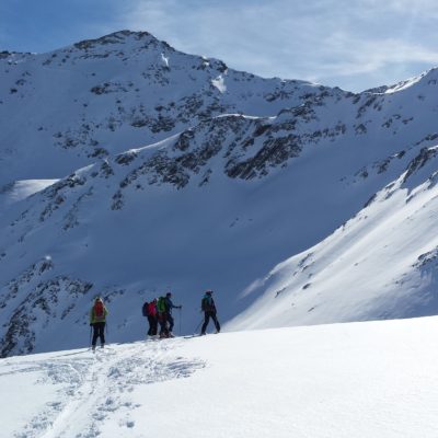 En descendant du Mt Teilliers 25.02.2017